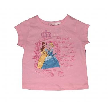 Tricou roz printese Disney