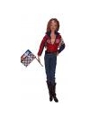 Barbie de COLECTIE, papusa Nascar