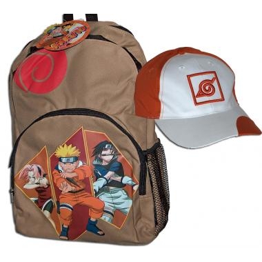 Naruto - OFERTA SPECIALA! - Ghiozdan + sapca