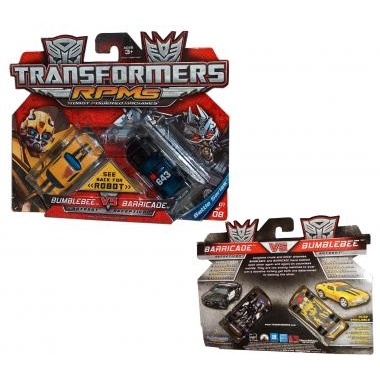 Transformers - set 2 masinute (Bumblebee vs  Barricade)