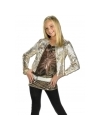 Costum auriu Hannah Montana - 4/6 ani