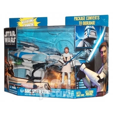 Vehicul Star Wars si figurina Obi-Wan