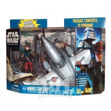 Vehicul Star Wars si figurina Anakin