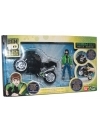Figurina Ben 10 cu motocicleta neagra