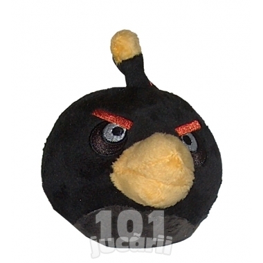Jucarie plus Angry Birds 10 cm neagra