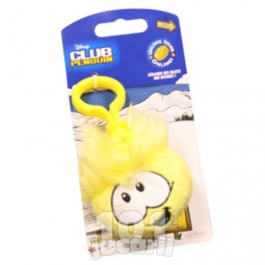 Breloc puffle galben