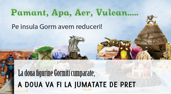 Reduceri figurine Gormiti in luna aprilie!