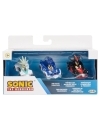 Sonic the Hedgehog Set 3 masinute metalice cu figurine (scara 1:64)