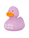 "You make my day" Duck, purple 8.5 cm (Rățușcă fantezie de cauciuc)