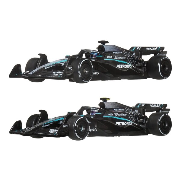 Formula 1 Hot Wheels Premium Die-Cast Vehicle 2-Pack 1:64 Team Mercedes-AMG PETRONAS