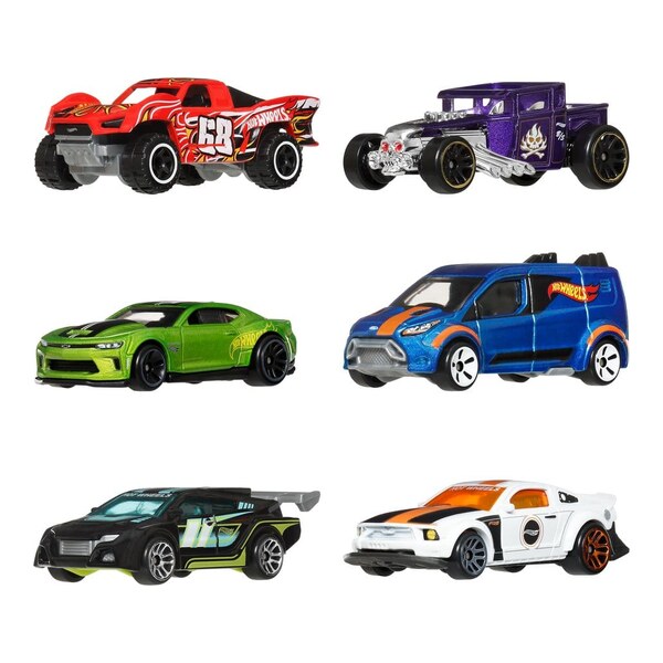 Hot Wheels Silver Series Die-Cast Vehicle 6-Pack 1/64 Legends