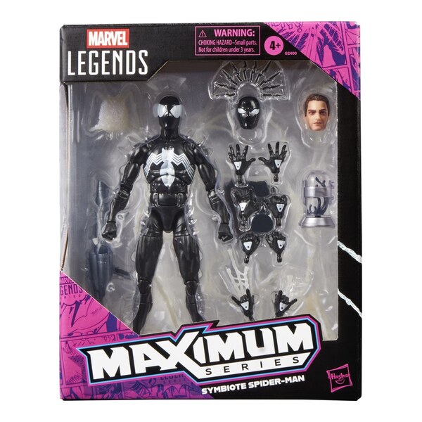 Marvel Legends Maximum Series Figurina articulata Symbiote Spider-Man 15 cm