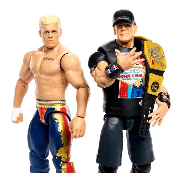 WWE Main Event 2 Set 2 figurine articulate John Cena & Cody Rhodes 15 cm
