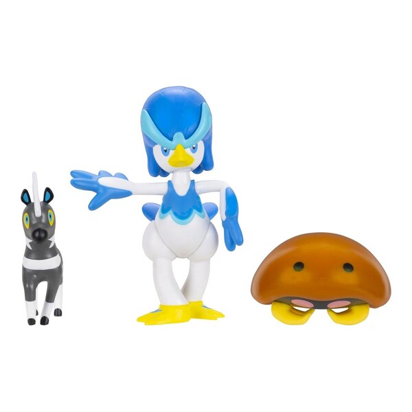 Pokemon Battle Set 3 figurine Blitzle, Kabuto & Quaxwell