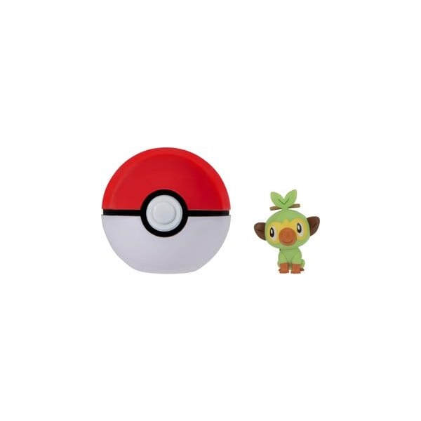Pokemon Clip 'n' Go Poke Ball Grookey (wave 21)