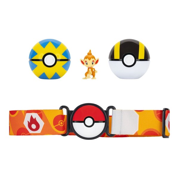 Pokemon Clip 'n' Go Belt Set cu figurina Chimchar