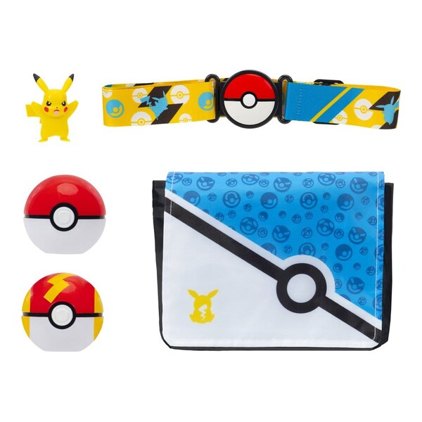 Pokemon Clip 'n' Go Bandolier Set cu figurina Pikachu