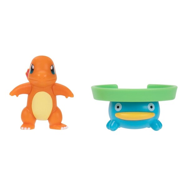 Pokemon Battle Set 2 figurine Lotad & Charmander