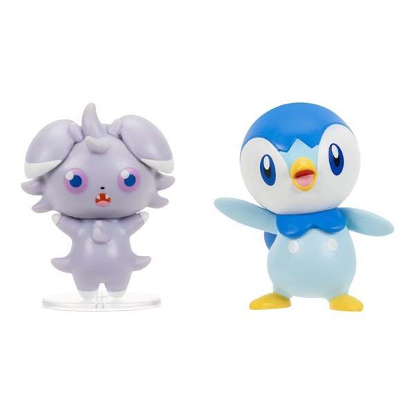 Pokemon Battle Set 2 figurine Espurr & Piplup