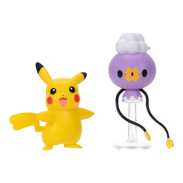 Pokemon Battle Set 2 figurine Drifloon & Pikachu