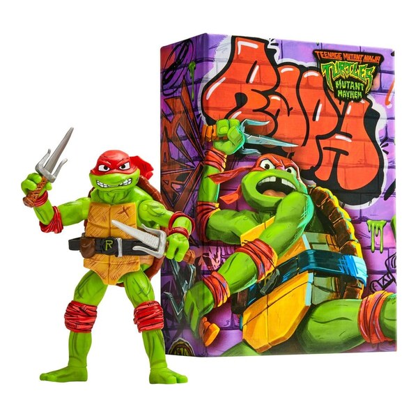 Teenage Mutant Ninja Turtles: Mutant Mayhem Figurina articulata Raphael Comic Con 18 cm