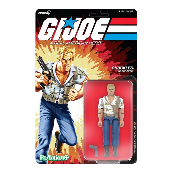 GI Joe ReAction+ Figurina articulata Chuckles (Movie)(Wave 07) 10 cm