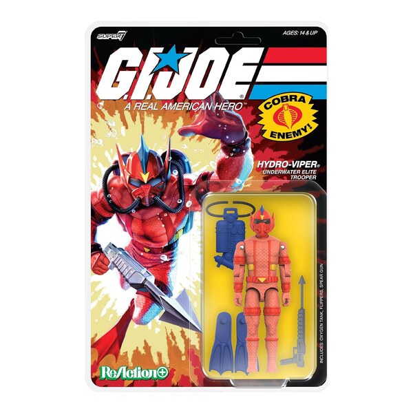 GI Joe ReAction+ Figurina articulata  Hydro Viper (Comic)(Wave 07) 10 cm