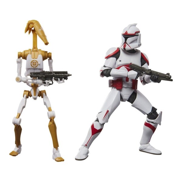 Star Wars: Battlefront II Black Series Action Figure 2-Pack Phase I Assault Trooper & Battle Droid Officer 15 cm