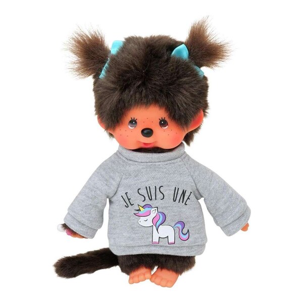 Monchhichi Jucarie de plus Unicorn  20 cm