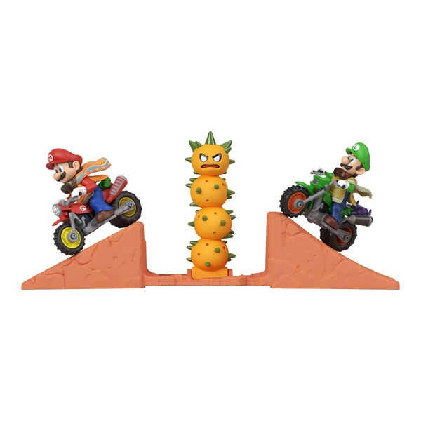 Hot Wheels Super Mario Galaxy Set 2 figurine Mario & Luigi  Desert Jump
