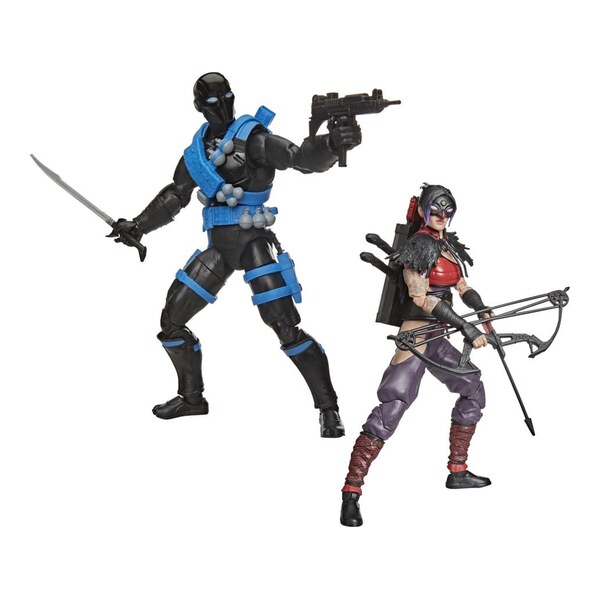 G.I. Joe Classified Series Set 2 figurine articulate Snake Eyes & Kim "Jinx" Arashikage 15 cm
