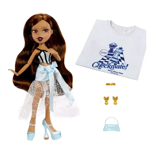 Bratz Stylin Birthday Papusa Yasmin cu tricou