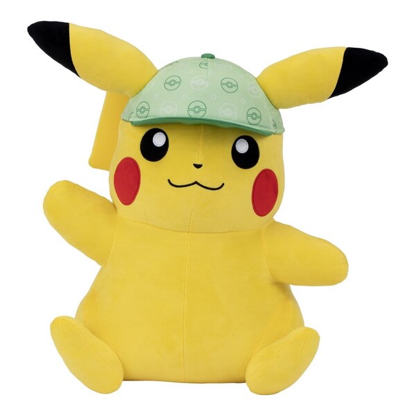 Pokemon Jucarie de plus Pikachu (cu sapca) 61 cm