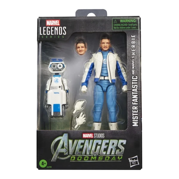 Marvel Legends Series Avengers Doomsday Figurina articulate Mister Fantastic and Marvels H.E.R.B.I.E. 15cm