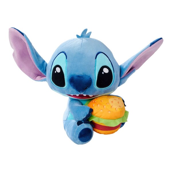 Lilo & Stitch Jucarie de plus Stitch with Burger 25 cm