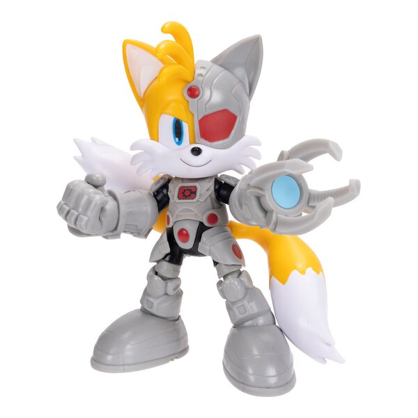 Sonic The Hedgehog x Dc Comics Figurina articulata Tails as Cyborg 13 cm