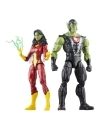 Avengers Marvel Legends Set 2 figurine articulate Skrull Queen & Super-Skrull 15 cm