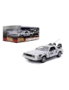 Back to the Future Masinuta metalica Time Machine Frost scara 1/24 