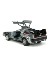 Back to the Future Masinuta metalica Time Machine Model 1 scara 1:24