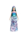 Barbie Dreamtopia papusa printesa cu par albastru