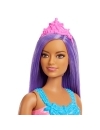 Barbie Dreamtopia papusa printesa cu par mov