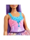 Barbie Dreamtopia papusa printesa cu par mov