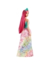 Barbie Dreamtopia papusa printesa cu par roz