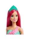 Barbie Dreamtopia papusa printesa cu par roz