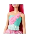 Barbie Dreamtopia papusa printesa cu par roz