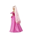 Barbie Extra Fancy -  Papusa blonda cu rochie de gala roz si animal de companie catel