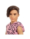 Barbie papusa baiat Fashionistas cu maiou cu imprimeu cu fulgere