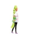 Papusa Barbie Extra cu par verde neon