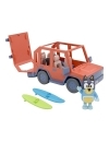 Bluey Figurina articulata Bluey cu vehicul Family Cruiser 