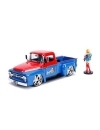 DC Bombshells 1956 Ford F100 cu figurina, macheta auto 1:24